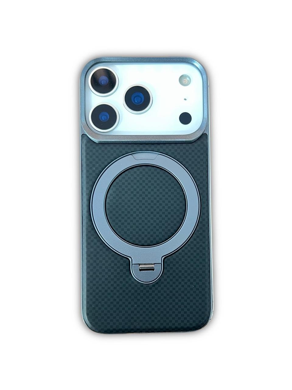 iPhone 17 Pro/ Pro Max 360° rotating ring stand case