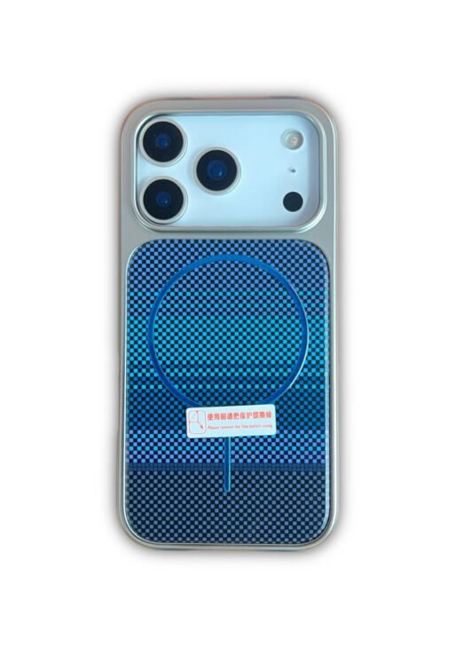 iPhone 17 Pro/ Pro Max Blue Gradient Carbon Fiber Case