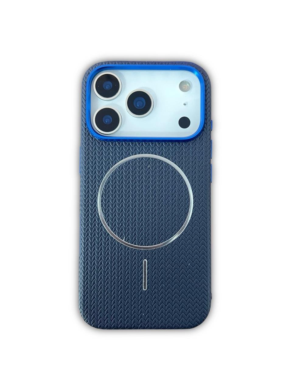 iPhone 17 Pro/ Pro Max Luxury 3D Weave Magnetic Case