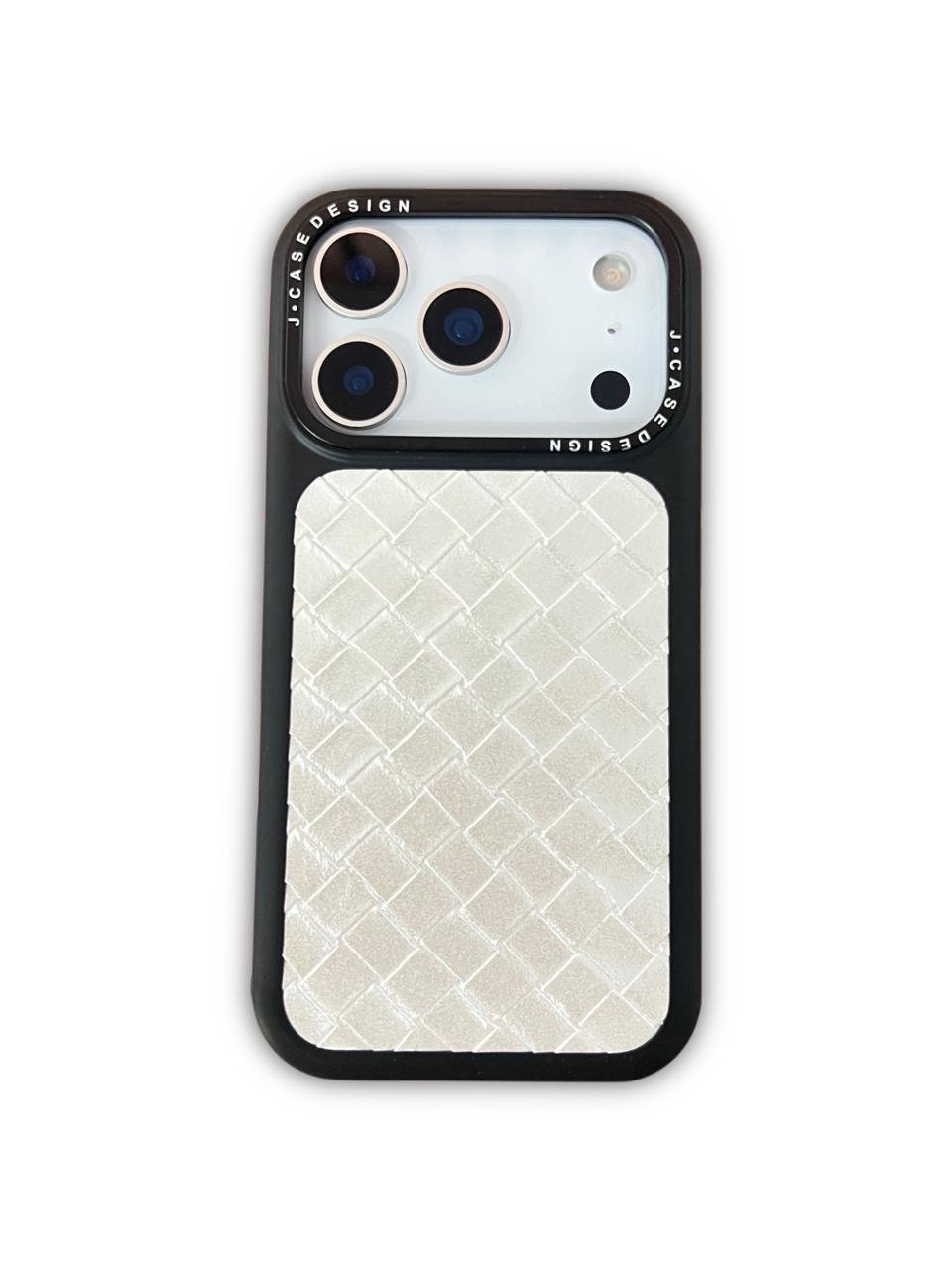 iPhone 17 Pro/ Pro Max Braided Leather Texture Case