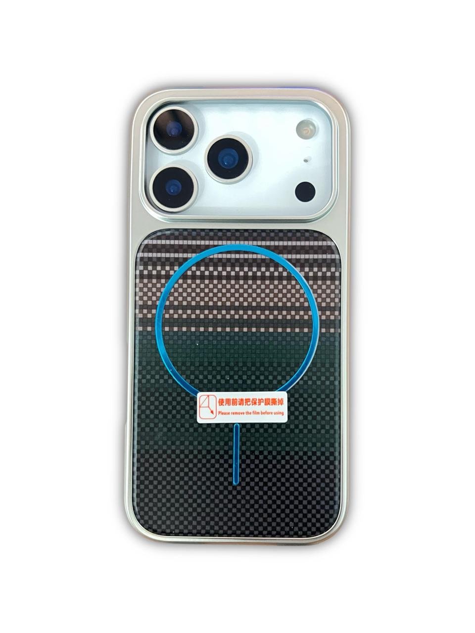 iPhone 17 Pro/ Pro Max Carbon Fiber Pattern MagSafe Case
