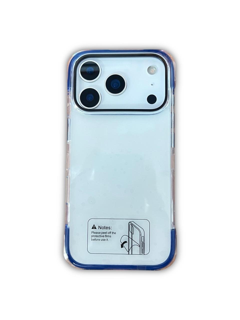 iPhone 17 Pro/ Pro Max Clear Color-Trimmed Hybrid Case