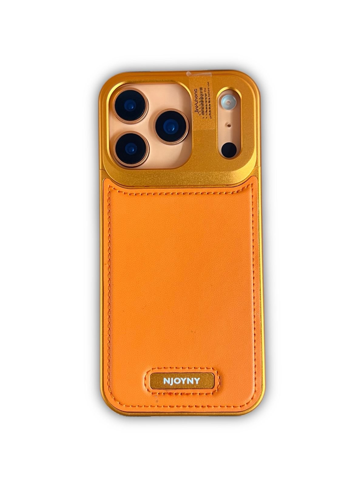 iPhone 17 Pro/ Pro Max Metallic Luxury Leather Hybrid Case