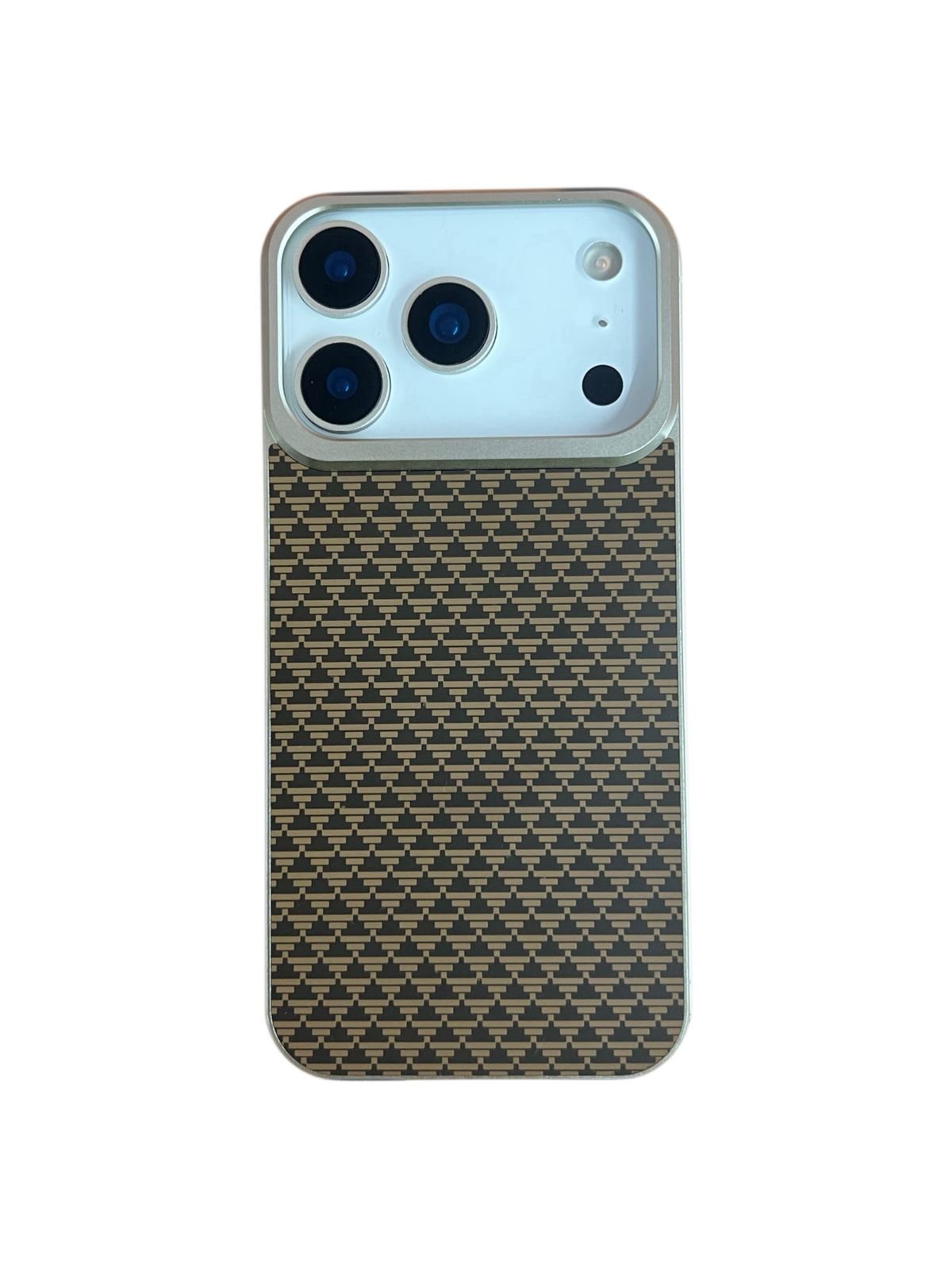 iPhone 17 Pro/ Pro Max Geometric Pattern Hybrid Case