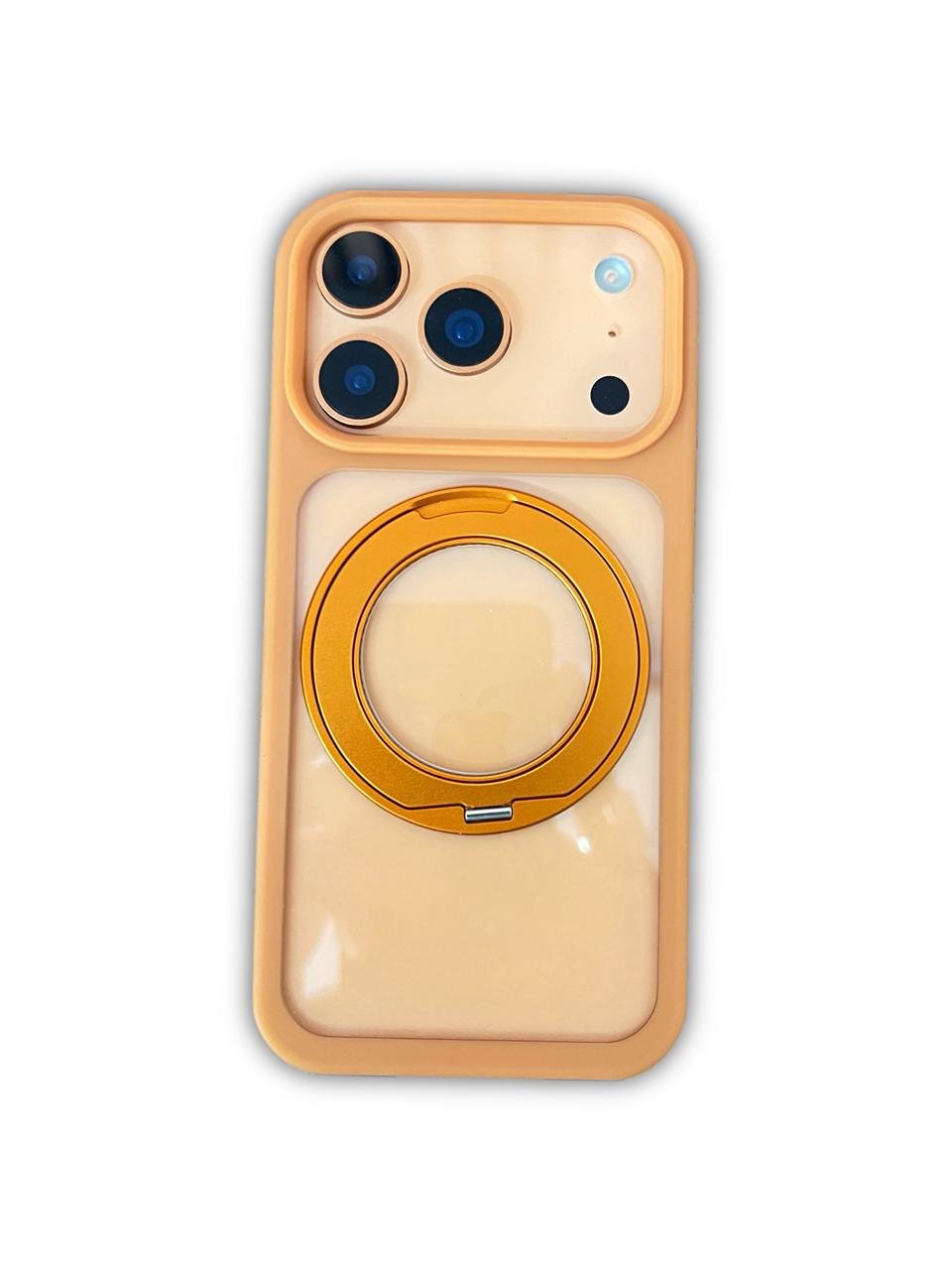 iPhone 17 Pro/ Pro Max Integrated 360° Ring Stand Case
