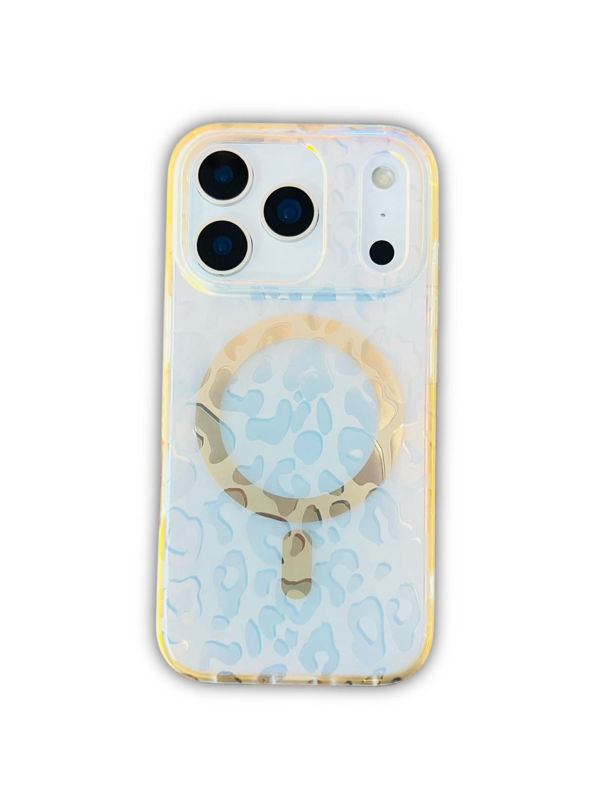 iPhone 17 Pro/ Pro Max Iridescent Leopard Print MagSafe Case