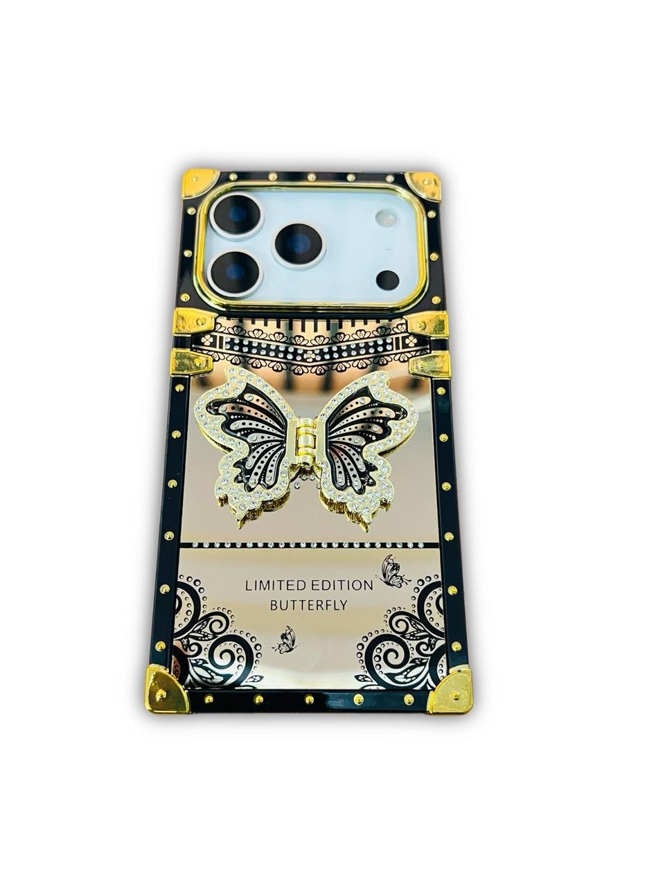 iPhone 17 Pro/ Pro Max Luxury Trunk-Style Mirror Case