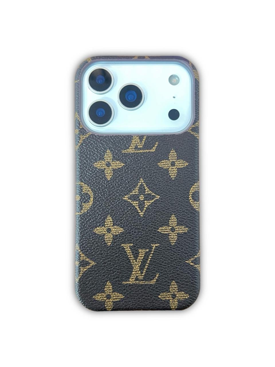 iPhone 17 Pro/ Pro Max Monogram Leather Hybrid Case