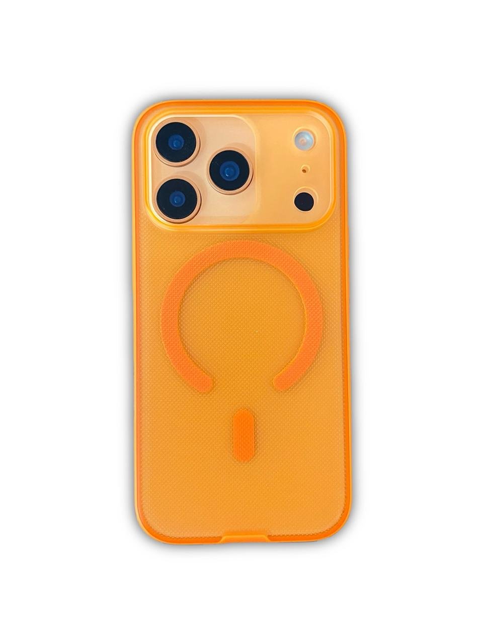 iPhone 17 Pro/ Pro Max Orange Translucent Matte MagSafe Case