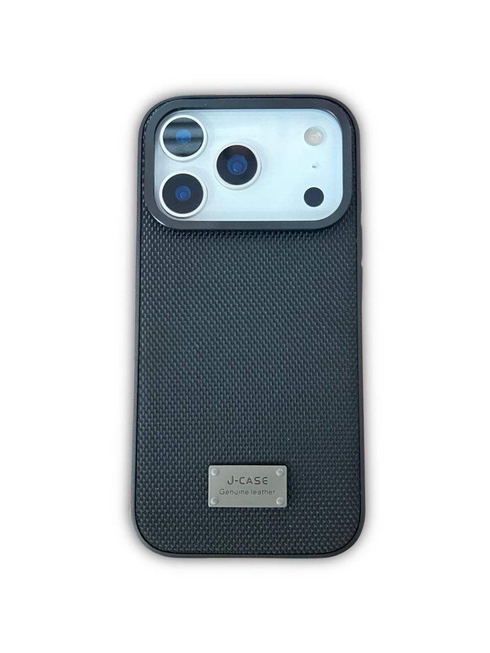 iPhone 17 Pro/ Pro Max Textured Leather Hybrid Case