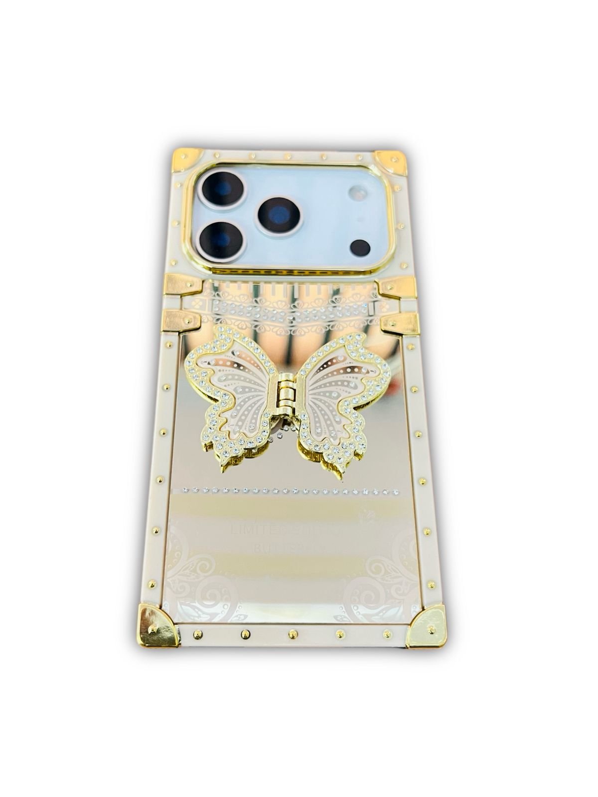 iPhone 17 Pro/ Pro Max Vintage Trunk-Style Mirror Case