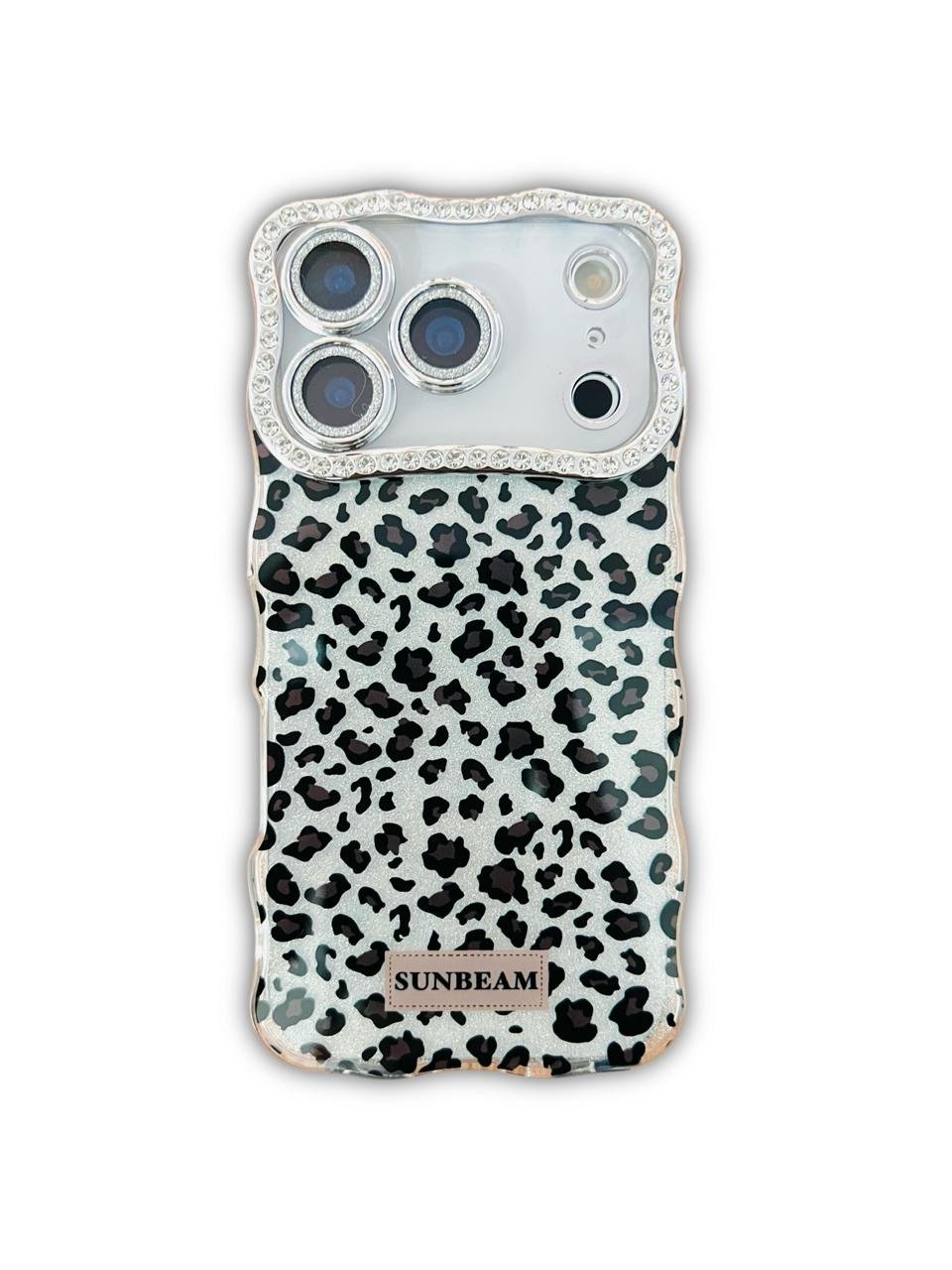 iPhone 17 Pro/ Pro Max Wavy Leopard Print Glam Case