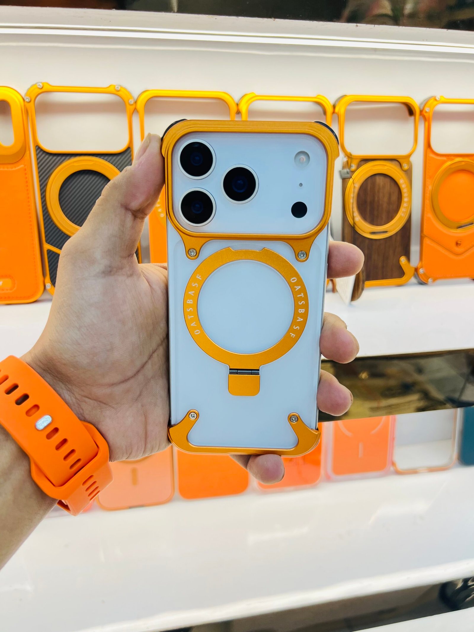 Matte metal case