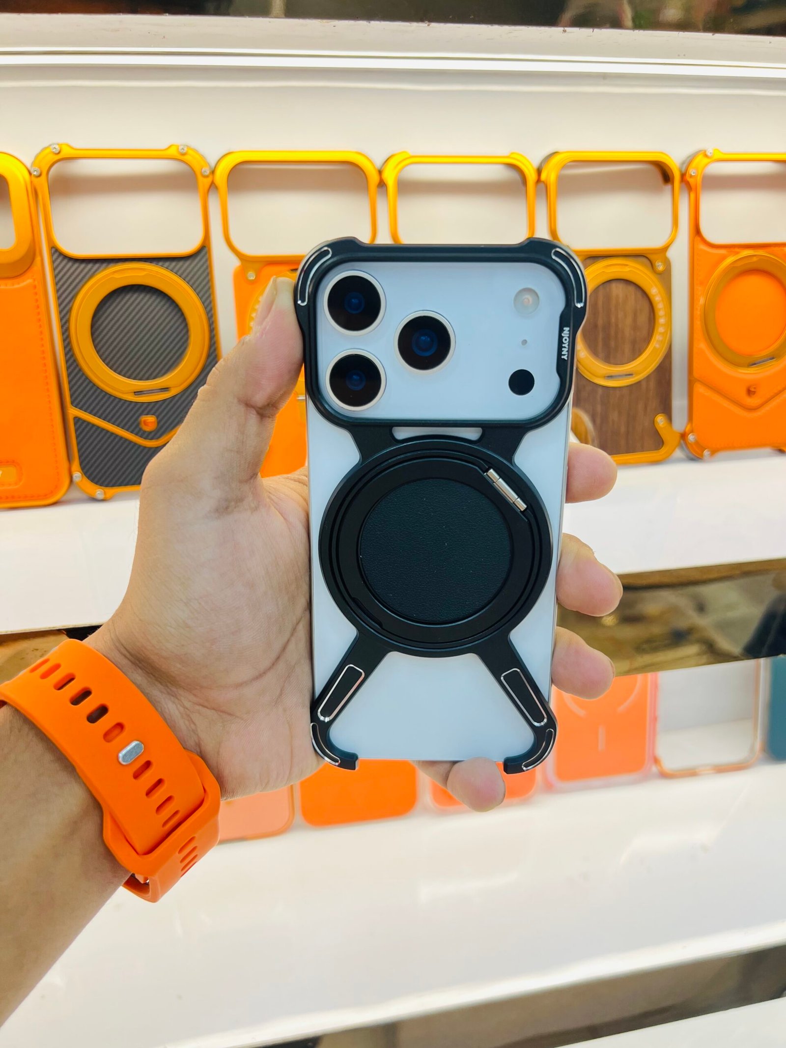 X design metal case