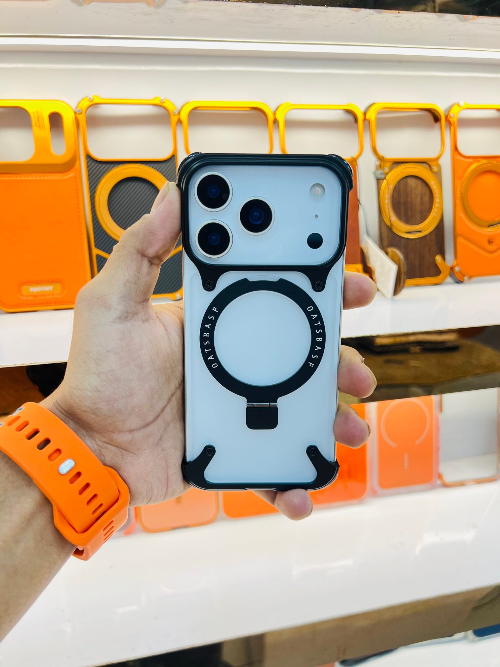 Matte metal case