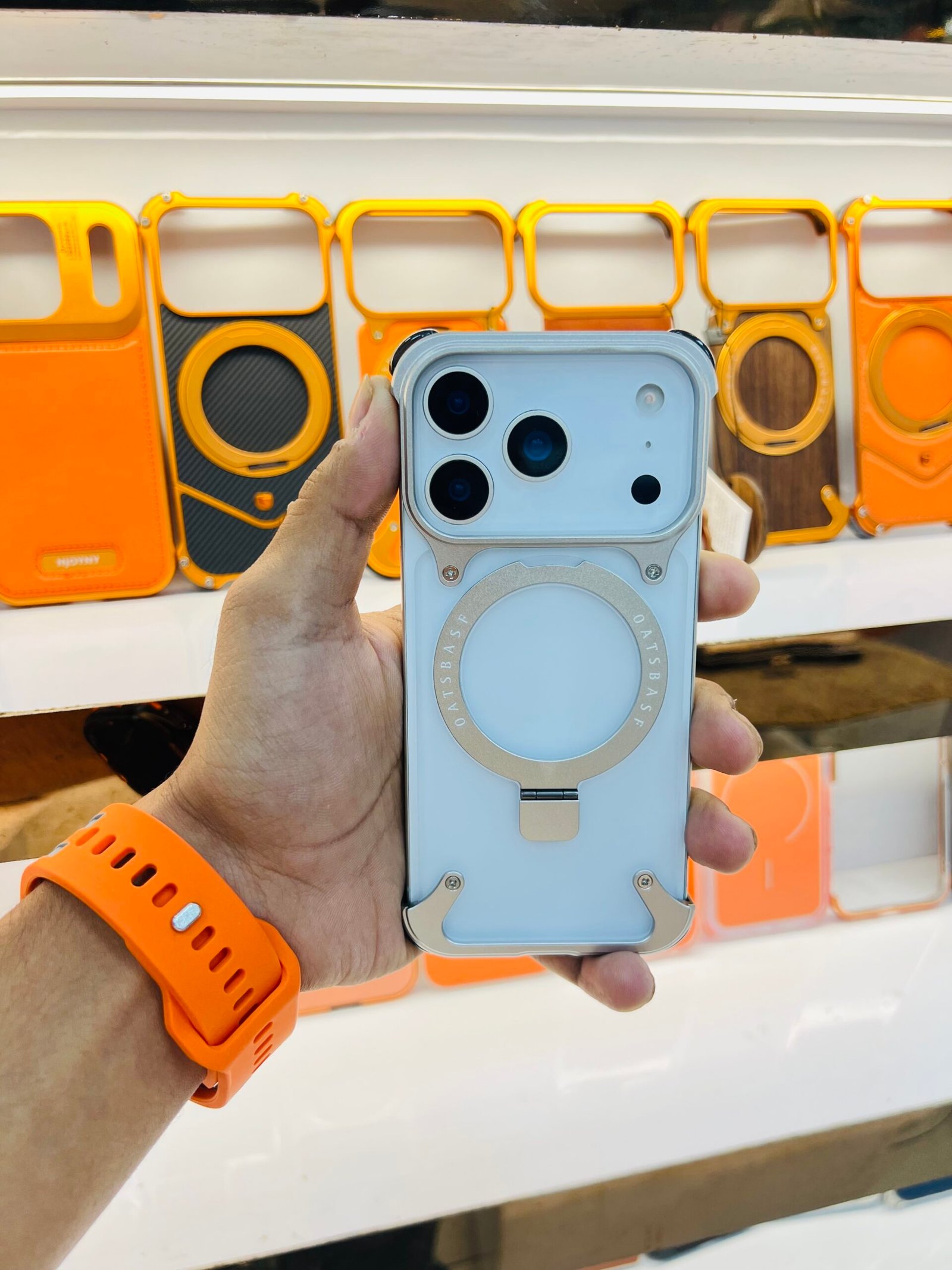 Matte metal case