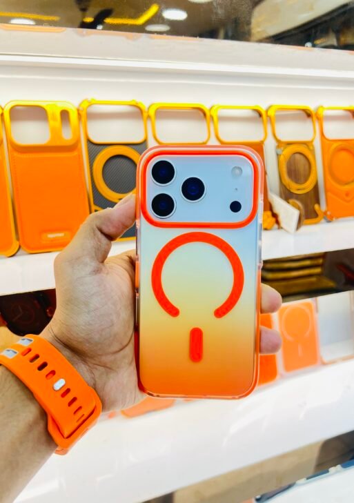 Orange transparent case