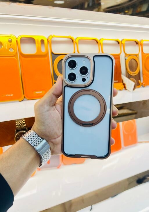 Transperant metal case