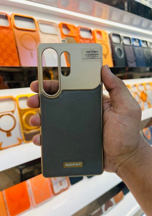 Aroma leather metal case