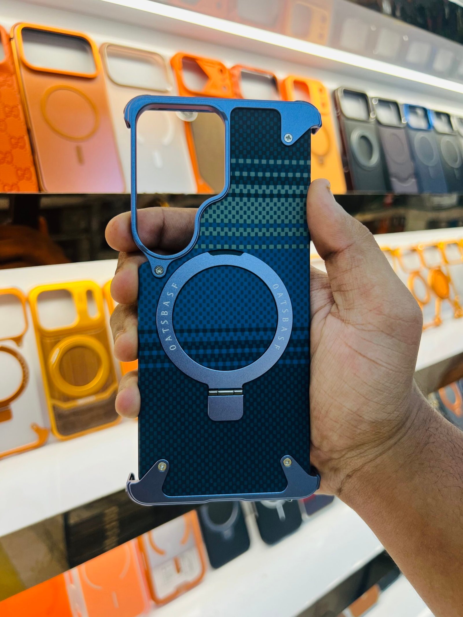 Carbon metal case