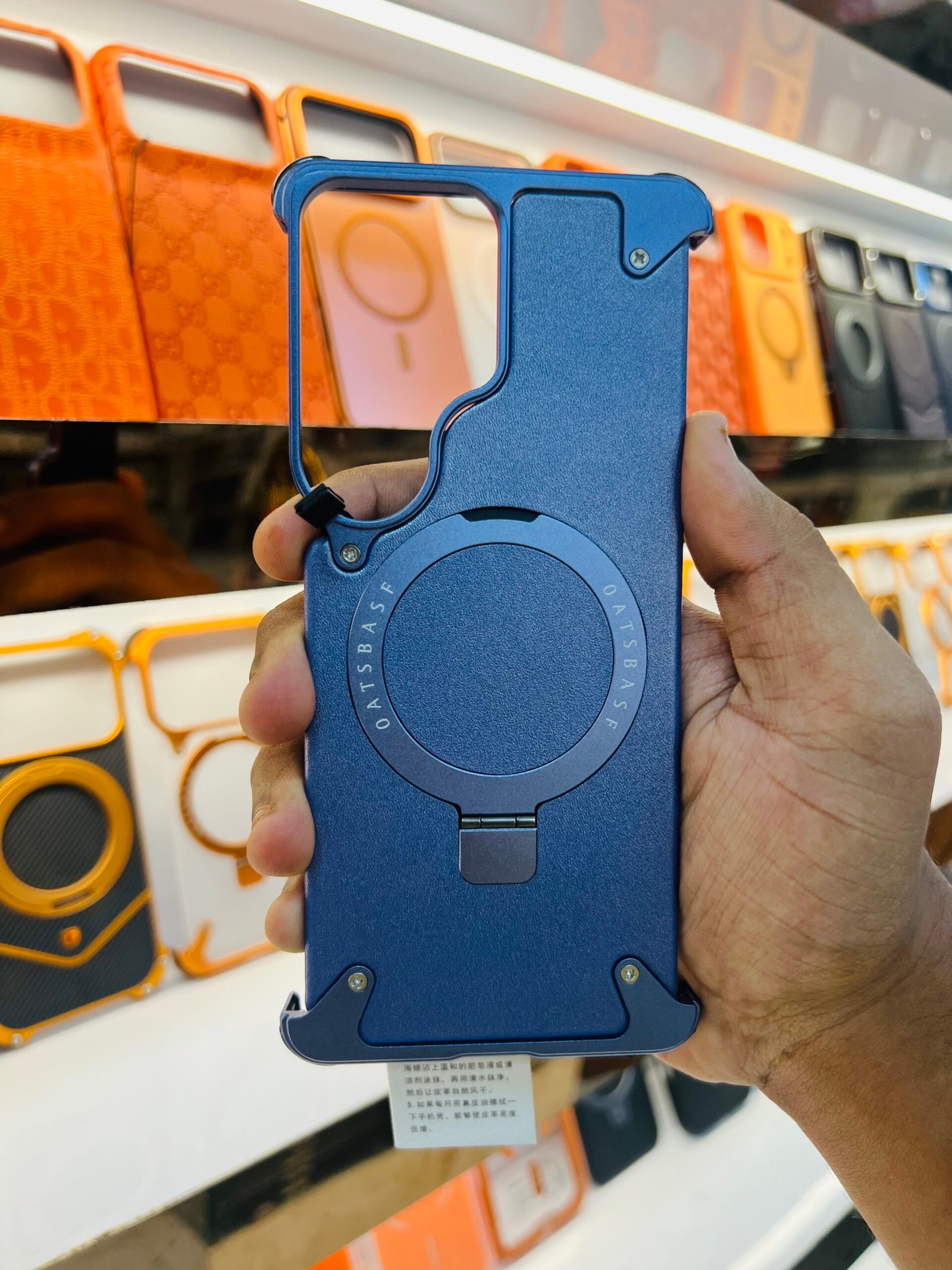 Matte metal case